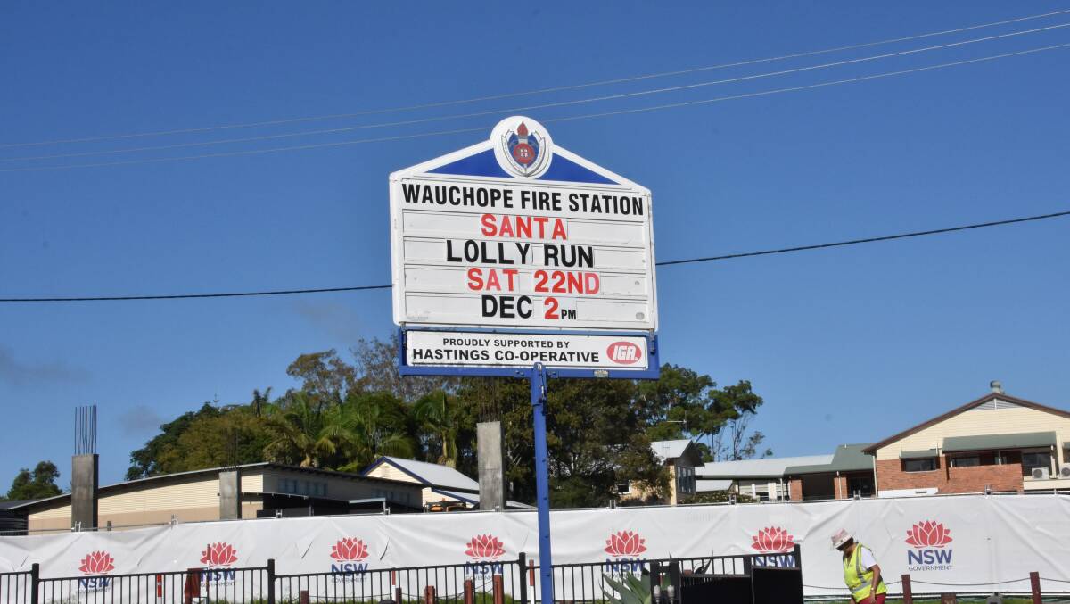 Get ready for the lolly run with Santa on a fire truck in Wauchope this Saturday at 2pm.