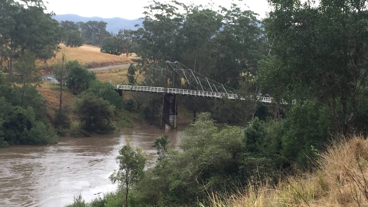 Weather forecasters warn of a minor flood at the Hastings River near Kindee gauge.
