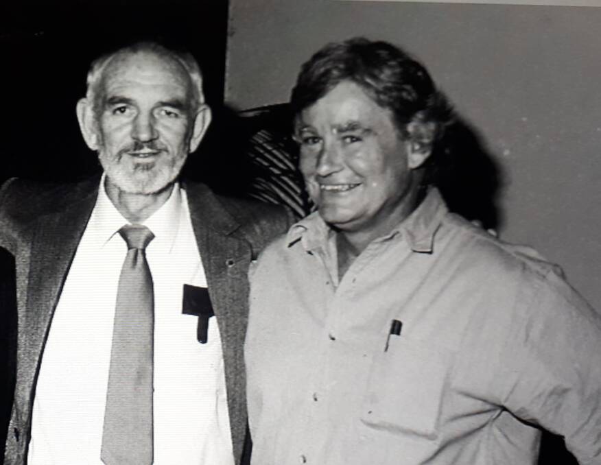 REMEMBERING ROSS: (Left to right) Paul Speed Jones and his brother, the late Ross Lawson.