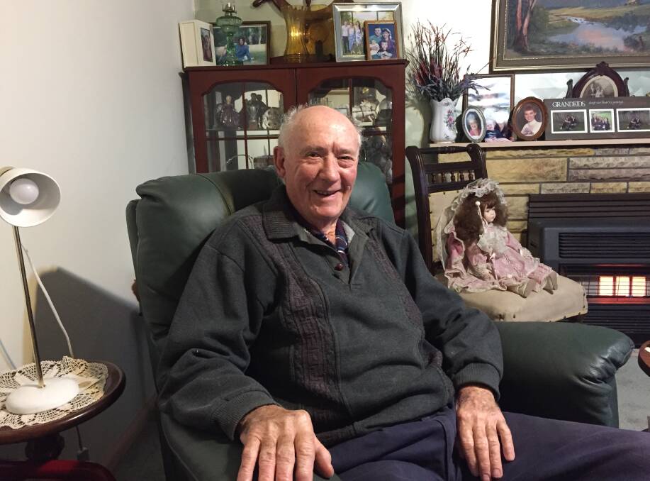 80-year-old Bruce Cant OAM from Wauchope says he volunteers because he likes helping old people.