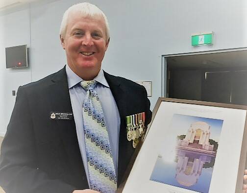HONOURED: Mick Brownlow has dedicated his time selflessly to veterans.