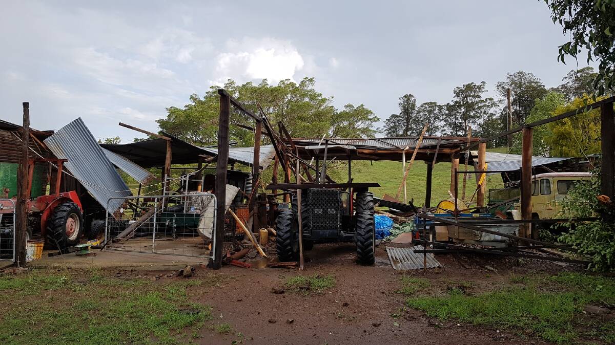 Storm wreaks havoc on FAWNA president's farm.