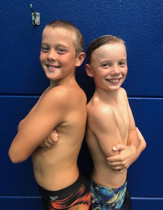 Axl Pope and Flynn Daley from Wauchope Public School have made it to the NSW PSSA swimming championships at Homebush in Sydney.
