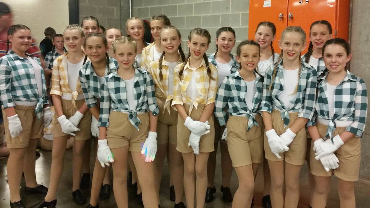 Young dancers from Wauchope Public School perform at the Schools Spectacular in Sydney.