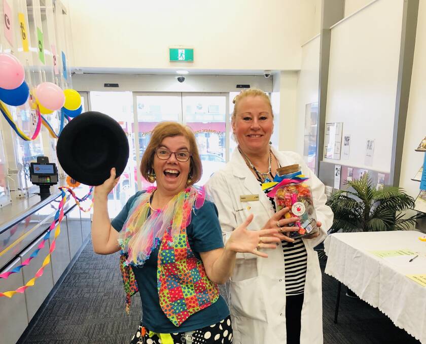 Clown Doctors do amazing work and Wauchope Commonwealth Bank staff support them.