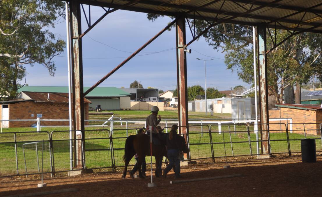 Riding for the Disabled is in Wauchope Showground every Tuesday morning.