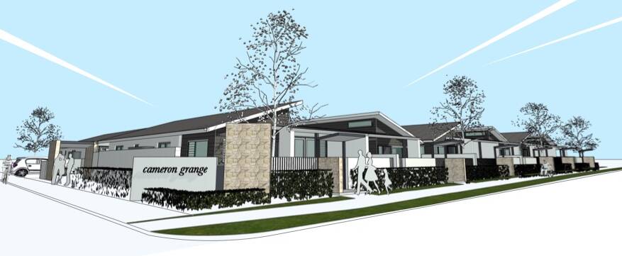 An artist's impression of the proposed Cameron Grange development.