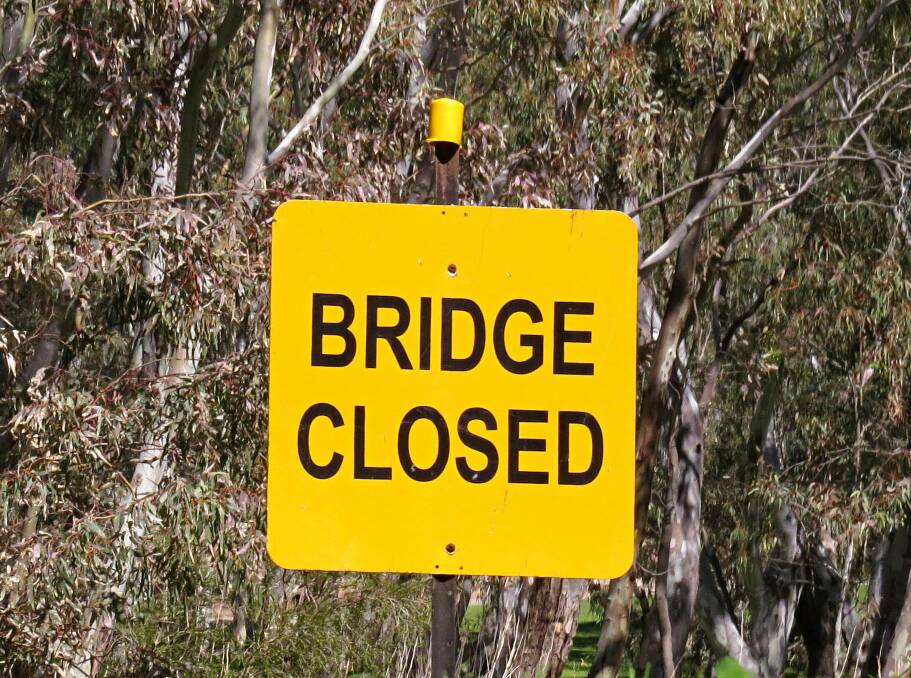 REPAIRS: The bridge at Pembrooke Road will be closed this Wednesday.