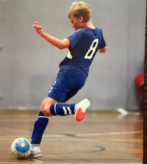 Will Newell playing at the Futsal Championships in Windsor earlier this month.