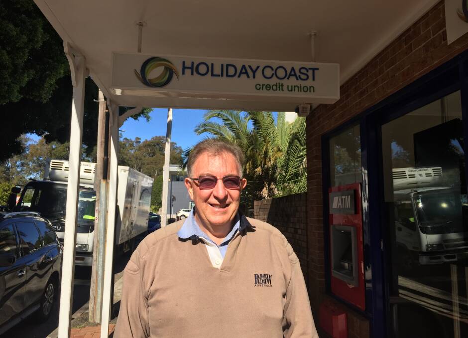 MOVING ON: Neville Parsons retires as CEO of the Holiday Coast Credit Union after 36 years. 