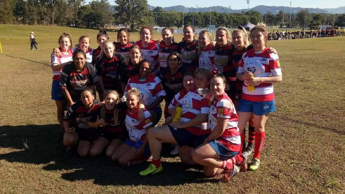 CELEBRATING: Wauchope Thunder women won the minor semi-finals against Coffs Harbour Snappers and are through to the finals.