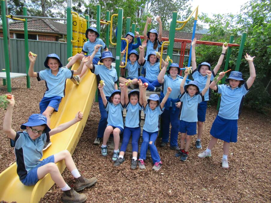 HEALTHY AND ACTIVE: The students at Long Flat School are enjoying the new regime.
