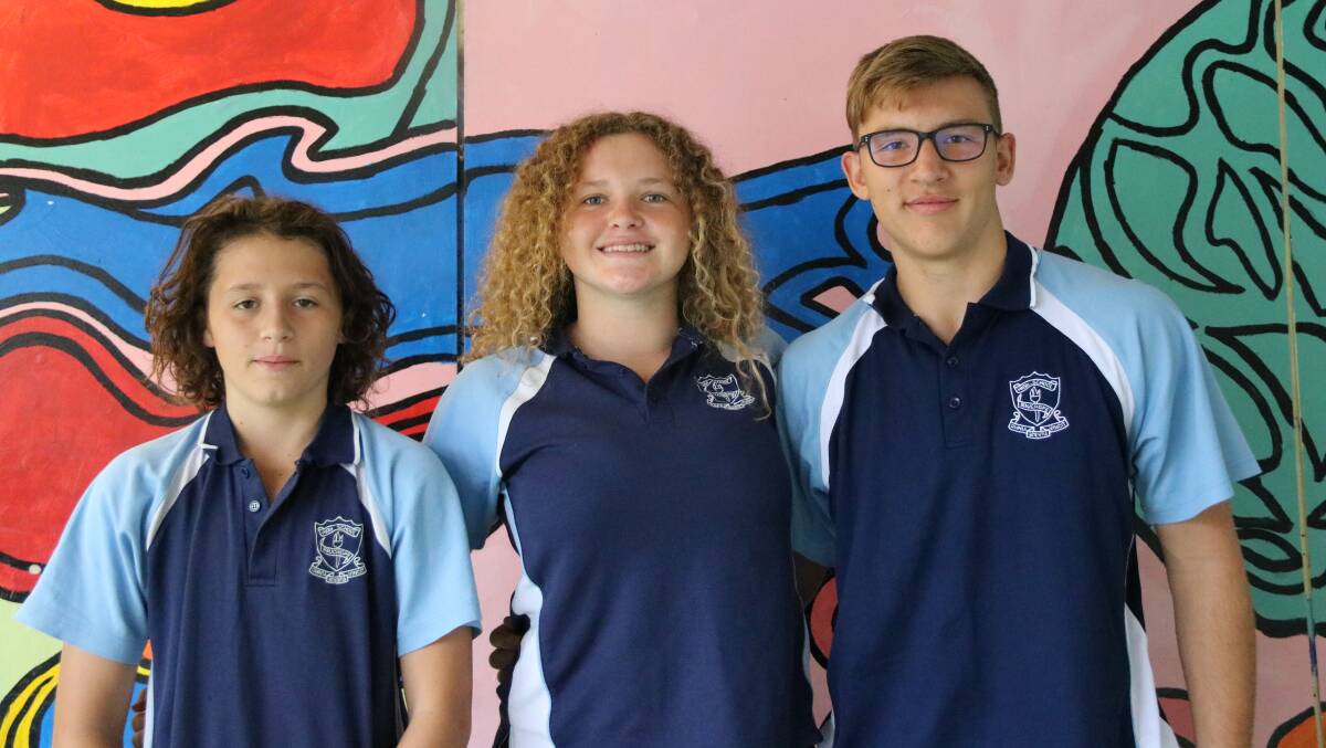 Bryce Costigan, Stella Tijou and Jarren Lester were all selected in the Zone under-15 Touch Football teams.