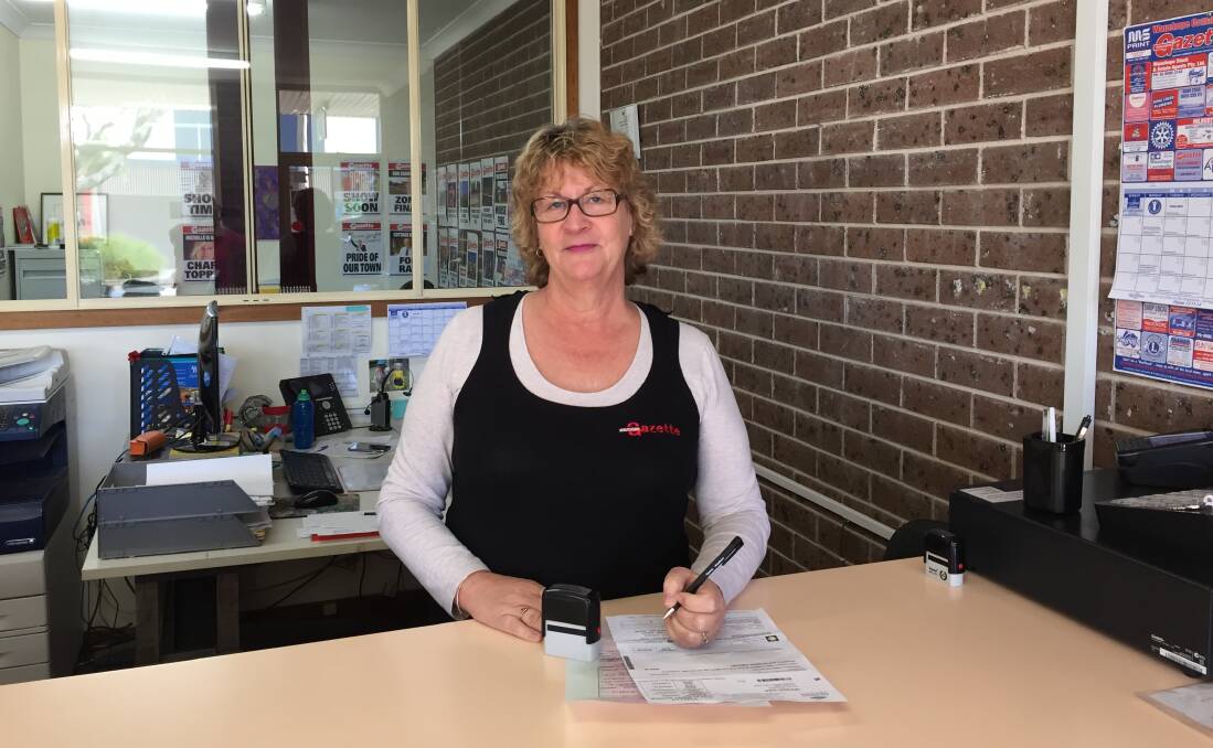 Michelle McCudden, the adminstrator at the Wauchope Gazette, is also a Justice of the Peace.
