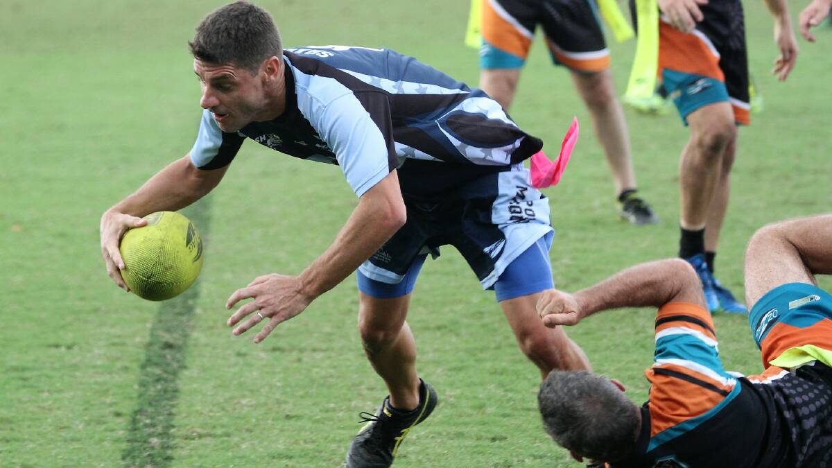 Giving back: Port Macquarie's Greg Smith along with some Australian oztag teammates will hold a skills day at Stuart Park on Saturday.