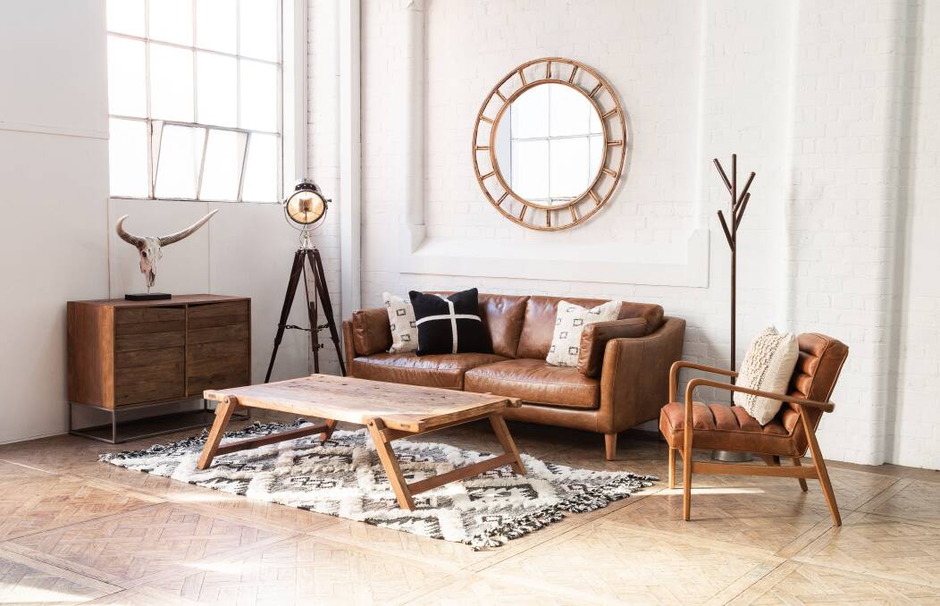 NORDIC STYLE: Inspired by classic mid-century design and influenced by Danish culture and style, the sofa is hand crafted from premium quality leather. 