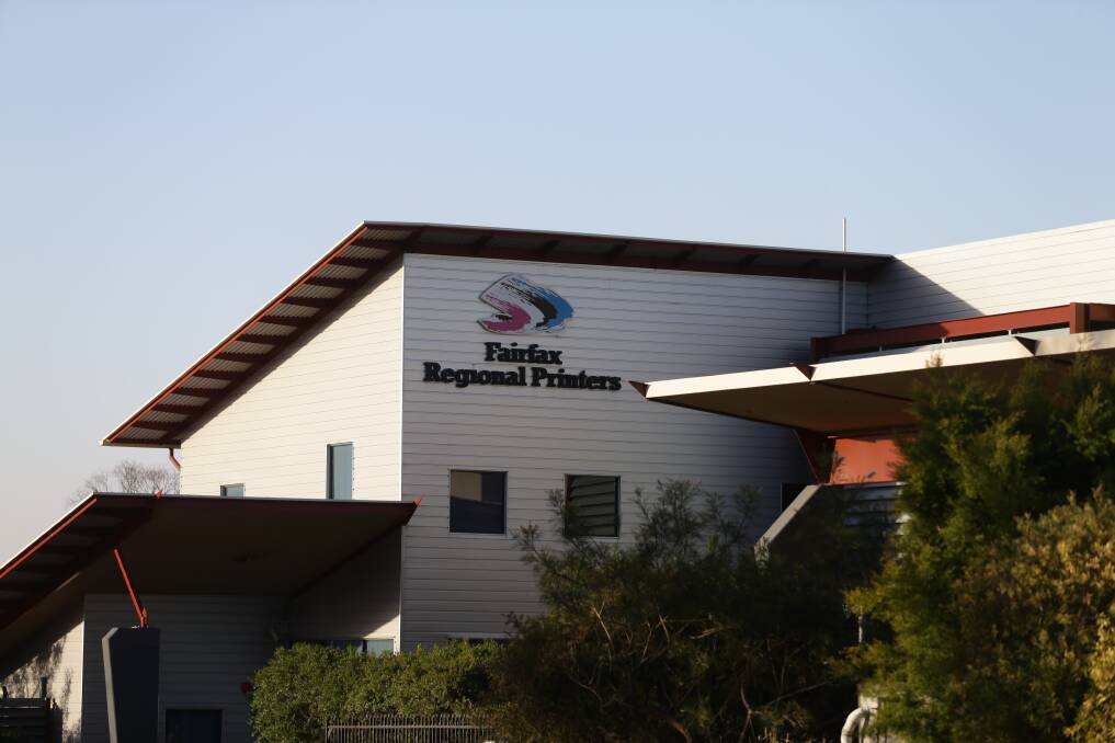 LONG HISTORY: The Newcastle Herald has been printed at Beresfield since 1998. Fairfax Media has said the press will close, affecting 70 workers. Under the plan, the Herald will be printed at North Richmond. Picture: Jonathan Carroll