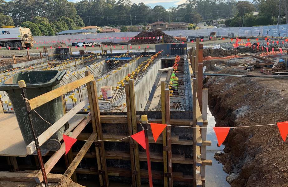 HUMBLE BEGINNINGS: The site of the new staff car park at Port Macquarie Base Hospital. Photo: Lisa Tisdell