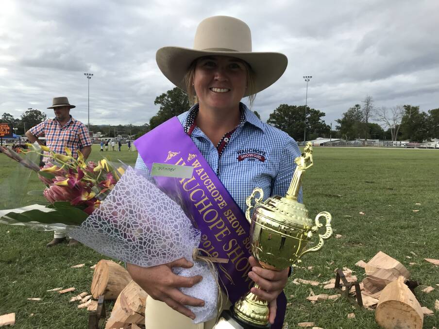 Kimberley Tout is the 2019 Wauchope Showgirl.