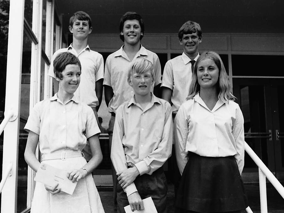 Well done: RSL Scholarship recipients, 1970. Photos supplied by Port Macquarie Museum.