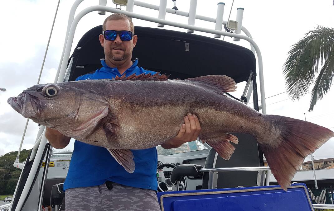 What a whopper: Our Berkley Pic of the Week is Nathan Smith with this massive 20 kilogram hapuka he recently caught in the deep offshore.