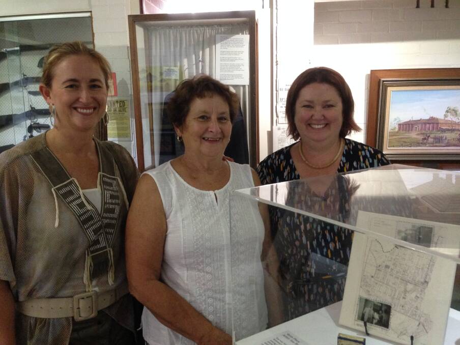 Dementia Friendly: Natalie Bayly, Sue Bayly and Kara Nicholson at the Port Macquarie Museum 