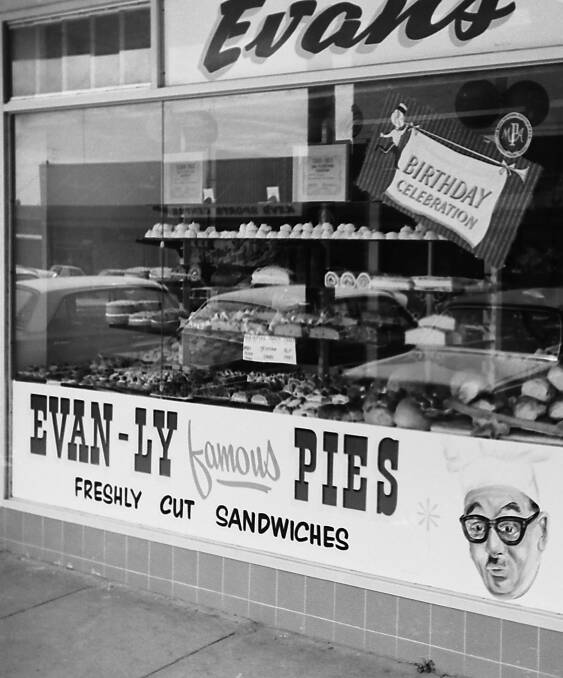 Delicious: Evans Bakery Shop, on the corner of Clarence and Murray streets, produced "Evan-ly pies" and celebrated 25 years of operation in 1968.