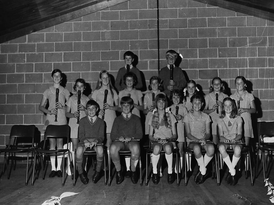 Port Macquarie Primary School Recorder Group, 1970.