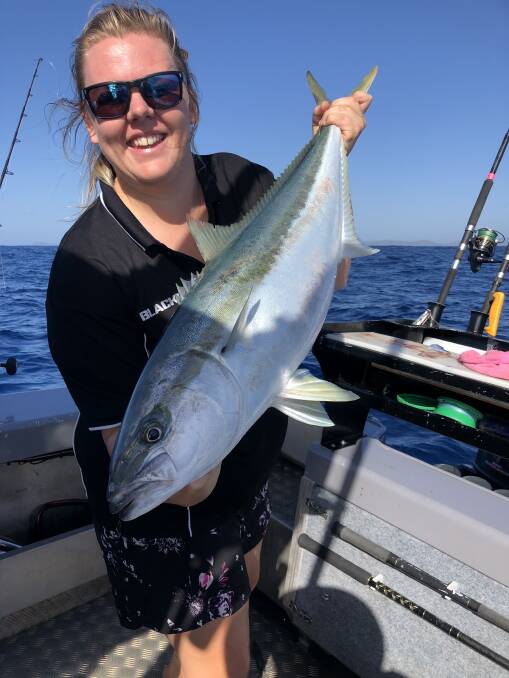 Our Berkley Pic of the Week is Kate Shelton with this solid kingfish she recently caught off Plomer on a live bait.

 