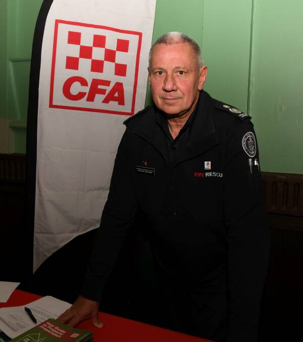 CFA Acting Assistant Chief Officer of the Western Region, Michael Boatman last year. Photo: Lachlan Bence