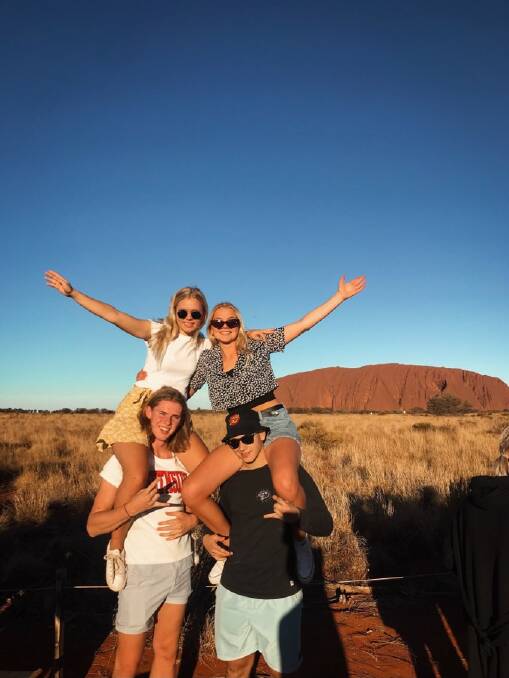 FUN: Frida joined other exchange students seeing the iconic Australian landmarks.