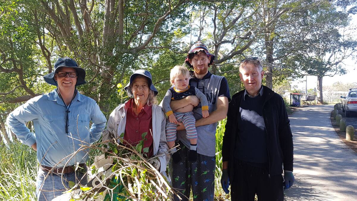PASSION: Wauchope Landcare volunteers out in the community.