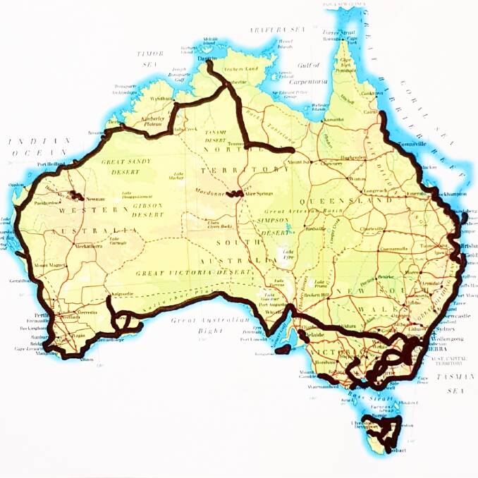In December 2017 Terra had covered most of Australia on her journey.