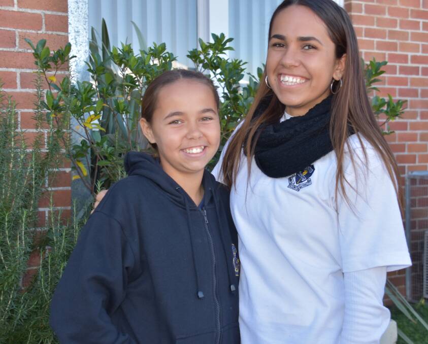COMING TOGETHER: Shonekqua Donovan and Caitlin Miller say Reconciliation Week is an opportunity to learn about our history. PHOTO: Laura Telford.