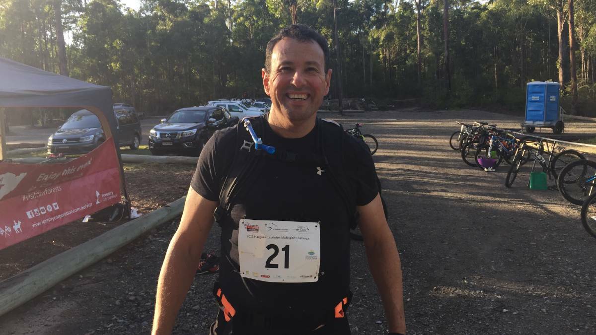 HAPPY TO BE THERE: Competitor Steve Southon enjoyed the challenge in 2019.