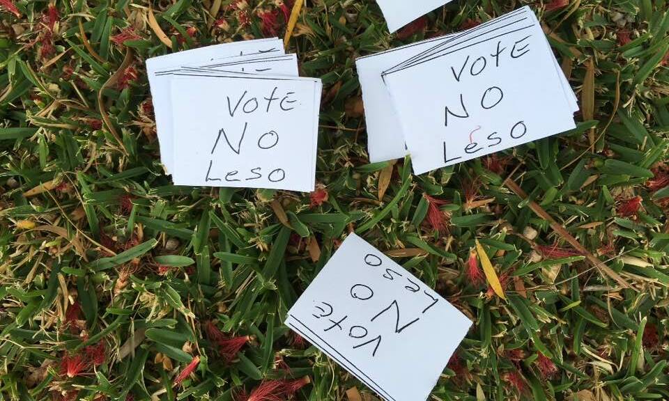UN CALLED FOR: Litter on your front lawn is not something anyone wants to wake up to in the morning. Photo: Contributed