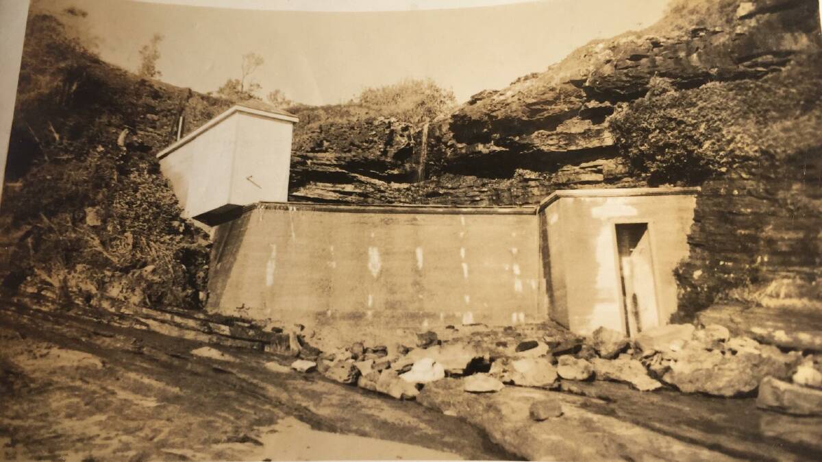 The dam. Photo: Bartlett family. 
