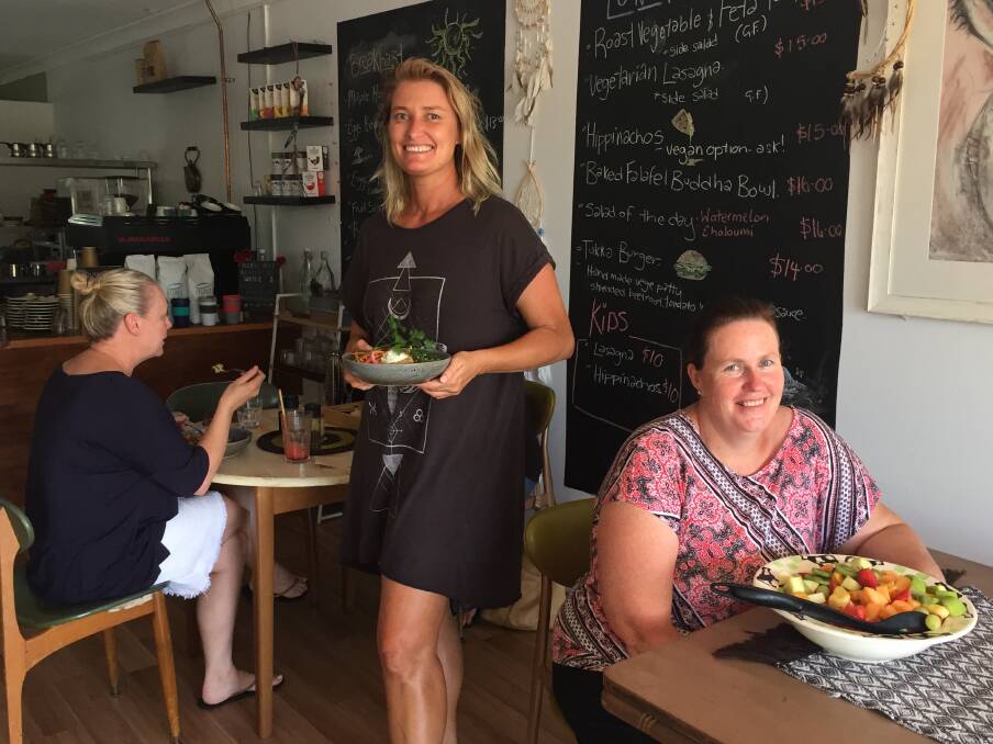 New owners: Pappinbarra residents Sophie Decoque and Kylie Sydenham are encouraging people to adopt a healthy lifestyle through food. 