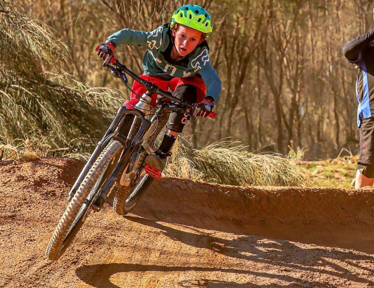 Fast rider: Twelve-year-old Nick Kennedy competed at Canberra recently with others from the Hastings Valley Mountain Bike Riders. Photo: David John Blucher. 