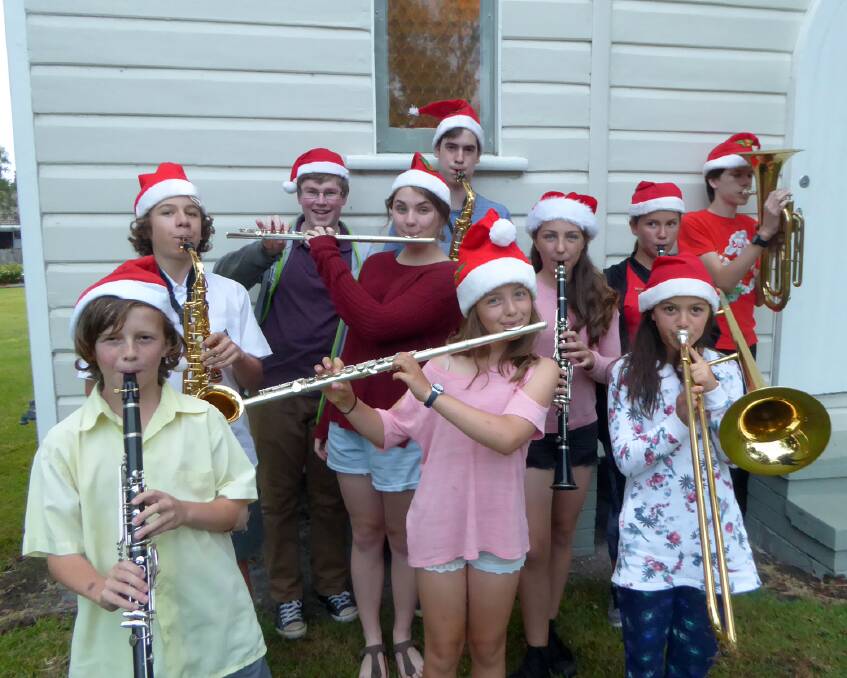 Camden Haven Concert Band have been rehearsing hard for the carols. 
