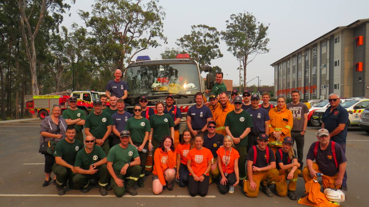Firefighters have come from South Australia, Canberra, Queanbeyan and the Sydney region to join local crews. 