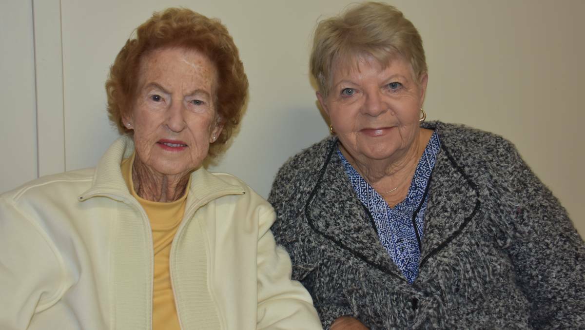 Marie Braye was the Camden Haven Day VIEW Club's first president when it was established in 1992. Marie is pictured with Inara Cercins.