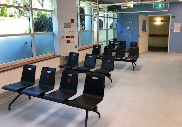 Inside a COVID-19 assessment clinic. Photo: Mid North Coast Local Health District. 