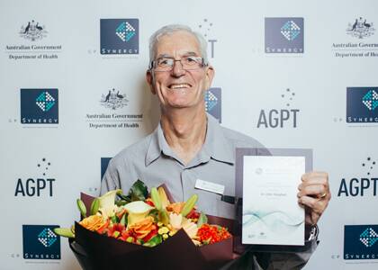 Dr John Vaughan was named the GP Supervisor of the Year, General Practice Supervisors Association of Australia, in 2014.