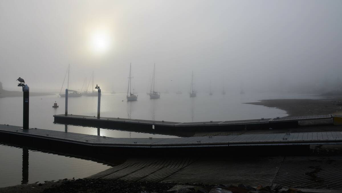Foggy conditions greeted Hastings residents on Friday morning. Photo: Nicholas Kocis.
