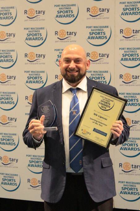 Nik Lipovac was recognised as Volunteer of the Year for his services to local cricket.