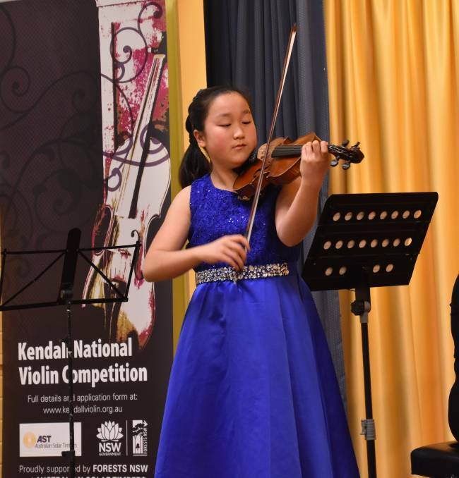 FINALS APPROACH: Dindin Wang was announced as winner of Kendall National Violin Competition in 2018.