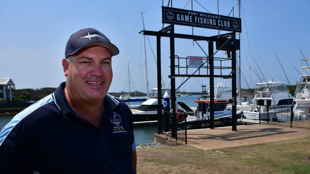  READY TO GO: Port Macquarie Game Fishing Club president Janeck Kaczorowski.
