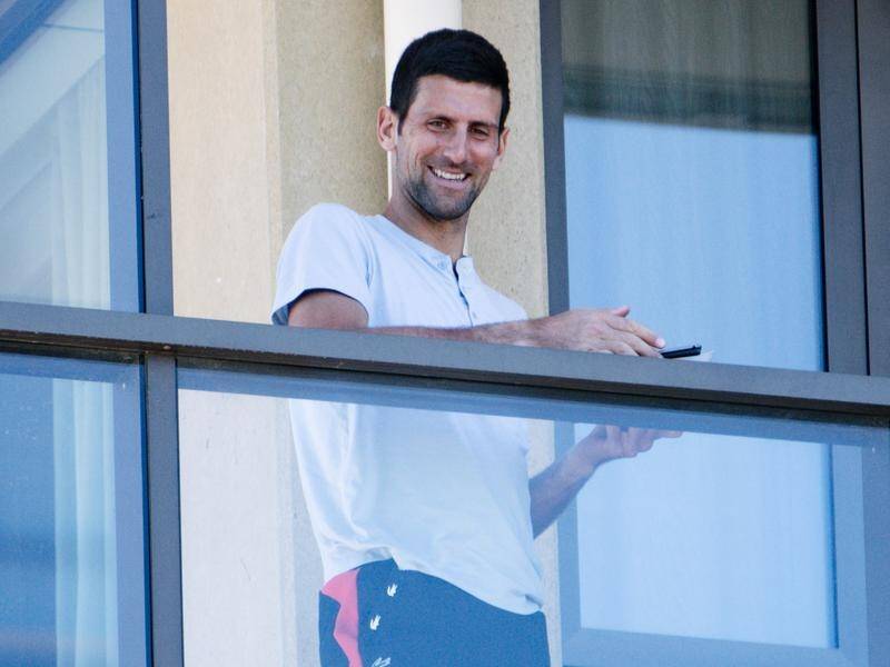 World No.1 Novak Djokovic is in quarantine in Adelaide for next month's Australian Open.