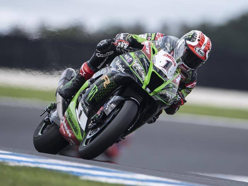 There was no besting a scorching Jonathan Rea at Tuesday's testing sessions.